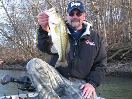 <p>
	Tom Illar Sr. calls this his "Christmas bass" because he caught it Dec. 26. He was fishing crankbaits in West Virginia. "Who would believe it?" he asked.</p>
