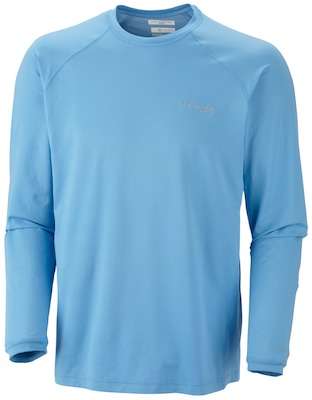 <p>
	<strong>Columbia PFG Freezer Zero</strong></p>
<p>
	Stay cool, dry and protected from the sun in Columbia's new PFG Freezer Zero. The long-sleeve shirt is made of antimicrobial material with UP 50+ sun protection built in. Your sweat actually activates the cooling ability of the shirt's Omni-Freeze Zero technology. The shirt costs $75.</p>
