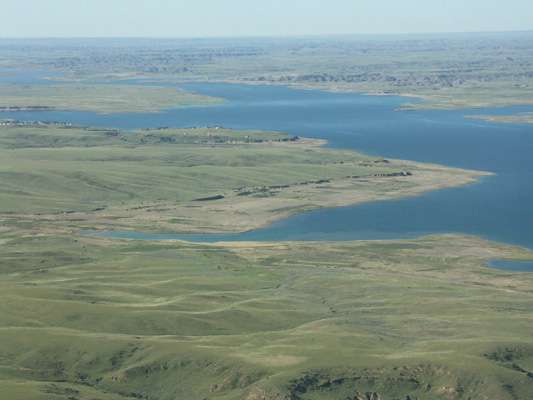 <p>
	95. Fort Peck Reservoir, Montana</p>
