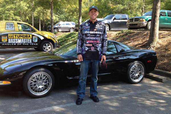 <p> </p> <p>Aaron Martens drives a truck enough of the year. When heâs at home in Leeds, Ala., heâs stylinâ in his Corvette.</p> 