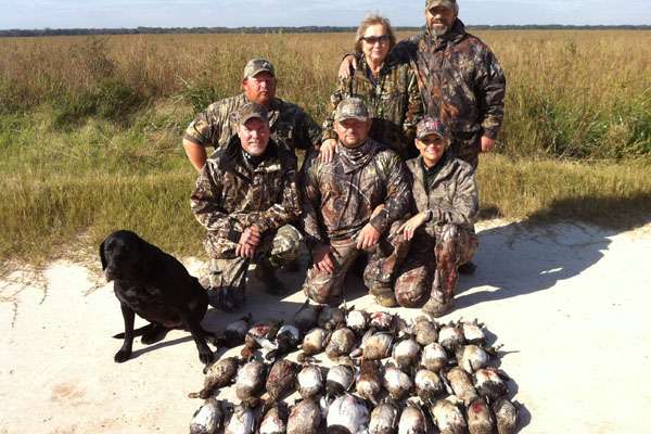 <p>Dennis Tietje was filming a show for KNG this fall, and the group of hunters took down multiple ducks.</p>
