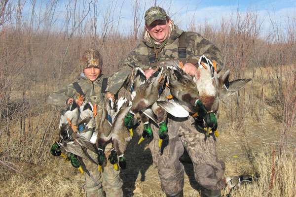 <p>Kenyon Hill takes lots of his off-season time trimming down the duck population.</p>

