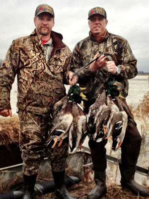 <p>Russ Lane went duck hunting in mid-December in Arkansas with Scott and Dennis Montgomery of Big Bite Baits.</p>
