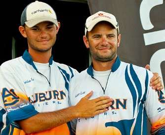 <p><strong>4A. Family affair (cont.)</strong></p>
<p>Jordan (left) and Matt Lee (right) are not only fellow students at Auburn, they're bass anglers, tournament fishermen and brothers. When the two ran the gauntlet of competitors to qualify for the Bassmaster Classic Bracket of College B.A.S.S., the stage was set for drama. In the end, Jordan watched his chances for a Classic berth disappear when a five-pound bass broke his line with just minutes left to fish, and Matt won with 5 pounds, 6 ounces to Jordan's 2-4.</p>
