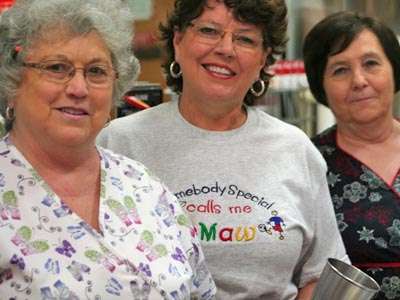<p>And, of course, the people who live there. These three ladies have worked in the Tinsley-Bible Drugs and Soda Fountain for years. The first lady on the left, Peggy, is de-facto mayor of the small town of Dandridge, Tenn., and has been running the place for the last 21 years.</p>
