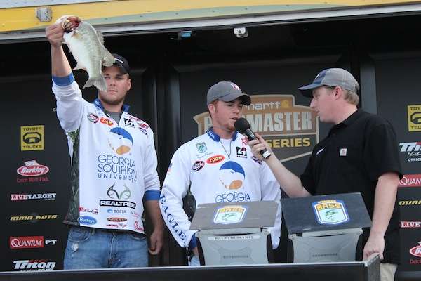 <p>Georgia Southern weighed a nice chunk on Day Two.</p> 