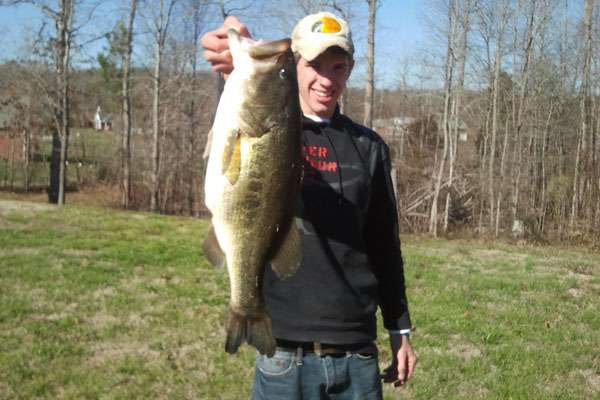 <p>Dylan Newton caught this 9 1/2-pounder using an umbrella rig. He was fishing in 15 feet of water in late February in North Carolina.</p>
