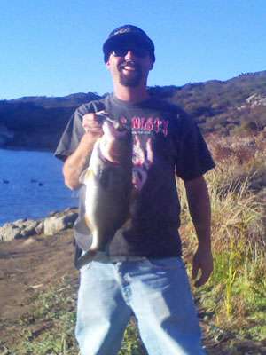 <p>Heath Hutchison was wielding a drop shot when he caught this 5 1/2-pounder in southern California right before Christmas.</p>
