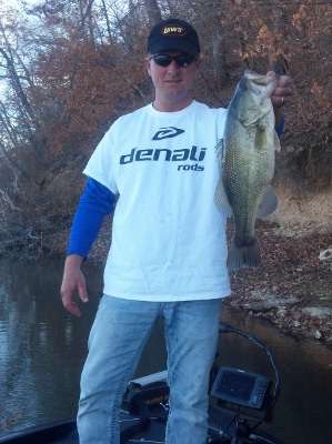 <p>Jared Knuth caught this beauty during his trip to Grand Lake Oâ the Cherokees. Knuth, who finished third in the 2012 B.A.S.S. Nation Championship, will be fishing as a Classic rookie.</p>
