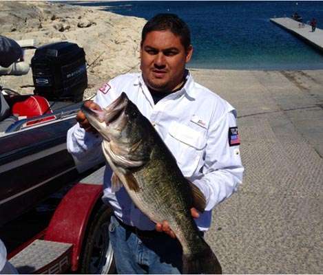 <p><strong>Robert Balboa</strong></p>
<p>11 pounds, 14 ounces</p>
<p>Lake Amistad, Texas</p>
<p>Ima Beast Hunter (bluegill)</p>
