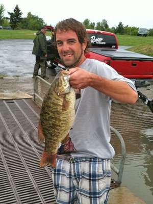 <p>Scott Manningâs big smallie was his best fish of the year.<br />
	<br />
	 </p>
