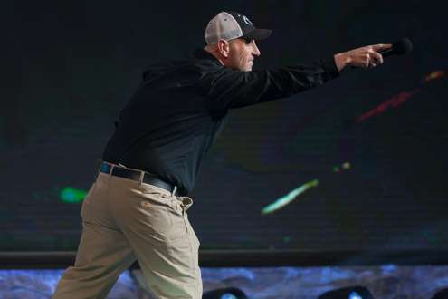 <p>Dave Mercer calls for the first Angler to enter. Let's see how the 53 anglers showed up on Day Two of the Bassmaster Classic.</p>

