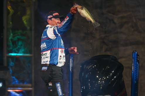 <p>Dean Rojas 12th 28-7lb on Day Two.</p>
