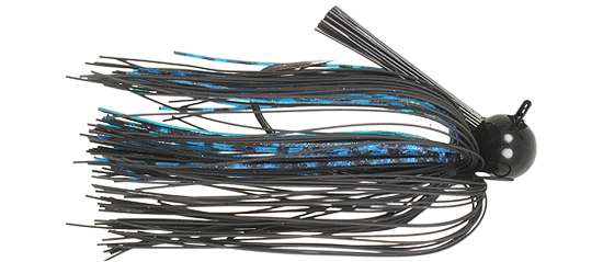 <p><strong>Football jig</strong></p>
<p>A football jig is a good choice for probing deepwater structure. The many points and rocks in Grand are ripe for Classic pros to drag one of these beauties across. This is Booyah's Pigskin jig.</p>
