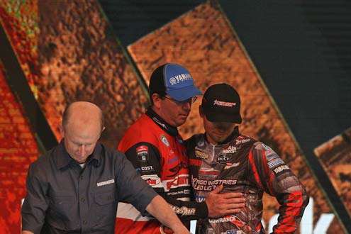 <p>Cliff Pace is your 2013 Bassmaster Classic champion. Here's some photos of the moment he found himself enshrined in bass fishing history.</p>
