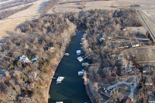 <p>With deep coves, some anglers have been difficult to find on Grand.</p>
