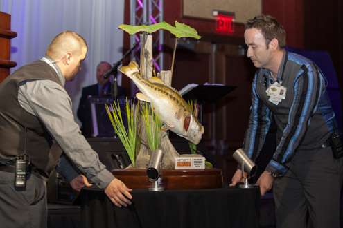 <p>Carhartt brought out its Big Bass Award for the 2012 Elite season.</p>
