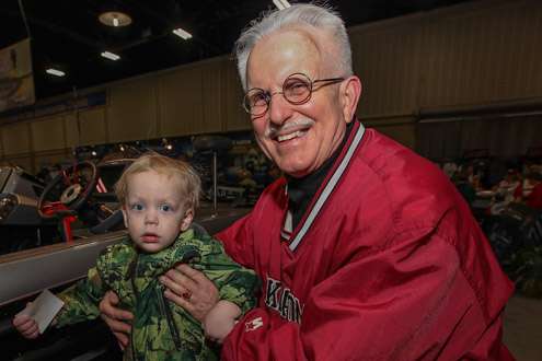 <p>Local Tulsa 2-year-old Rhys is at his first Classic. His grandparents are showing him what the Classic experience is all about.</p>

