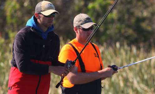 <p>Lester was fishing with co-angler Jimbo Harris. </p>
