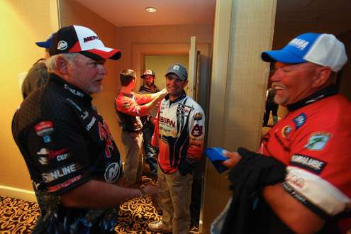 <p>The feud between Biffle and Herren continues, as Classic rookie Matt Lee has a laugh at the two.</p>
