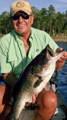 <p><strong>Dennis Hegman</strong><br />
	10 pounds, 4 ounces<br />
	Ocala National Forest Pond, Fla.<br />
	Yum ring worm (green pumpkin)</p>
