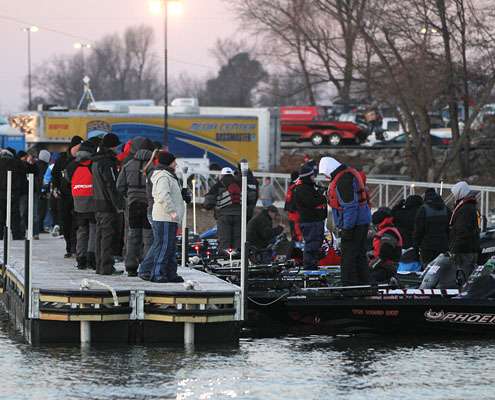 Although 25 anglers made the cut, only three have a realistic shot off catching runaway leader Cliff Pace.