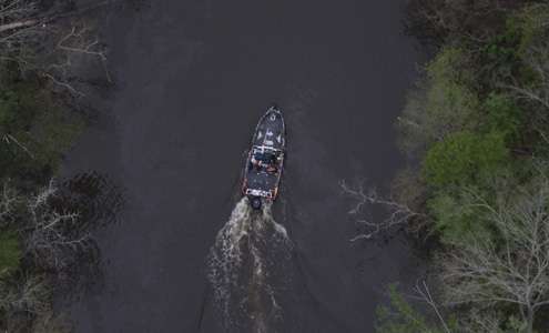 <p> </p>
<p>Kreitâs boat idling along the bayou gives a good measure on how narrow the fishery is.</p>
