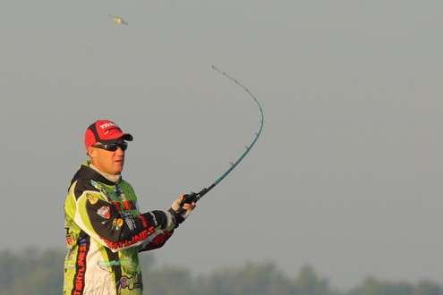 <p>
	<b>7. What is your greatest strength as a bass angler?</b></p>
<p>
	It has to be my versatility. There are no techniques that I'm afraid to try. If you're not versatile, you can't compete at the Elite level, and I certainly couldn't have won AOY without that. Watching the guys who won those titles over the earlier part of my career taught me how important it is to be able to do a lot of things well.</p>
