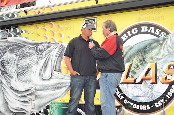 <p>Bassmaster Classic champ Chris Lane stopped by for a visit.</p>
