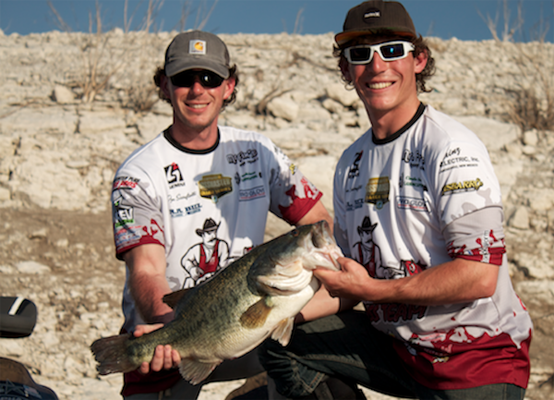 <p>Jesse Scarafiotti and Tyler Scarafiotti of New Mexico State University brought in this 11-11 beauty on Day Two of the Carhartt College Series Central Regional Championship on Lake Amistad. </p>
