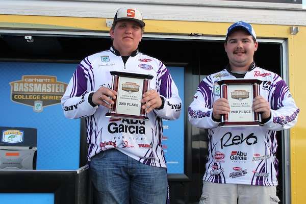 <p>Tarleton State anglers Colt Farris and Hunter Randolph finished 2nd.</p>
