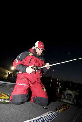 Williamson is the only Elite Series angler today who also made the final day Top 12 at Falcon in 2008.