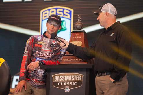 <p>Dave Mercer and Brandon Palaniuk talk about his Classic and how much</p>
<p>this trophy would mean to his career.</p>
