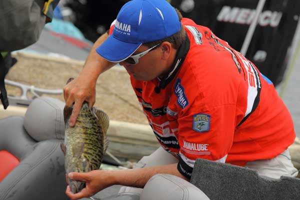 <p><strong>7. Who has been the biggest influence in your fishing or fishing career?</strong></p>
<p>When I was just getting started and fishing the Opens, I roomed with Jesse Draime, and he taught me a lot about tournament fishing and the right mental approach. After making it to the Elite Series, I've really benefited from my friendship with Gary Klein. I'm proud to call him a friend and a mentor.</p>
