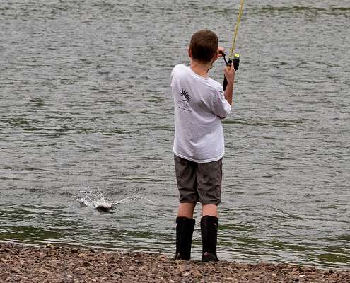 <p> </p>
<p>During the 45 minutes or so the Chapmanâs fished, Mason caught about a dozen trout.</p>
