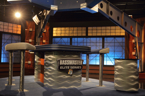 <p>This is the centerpiece of the set, where Sanders and Zona hang out and lend commentary to the action that has taken place on the water.</p>
