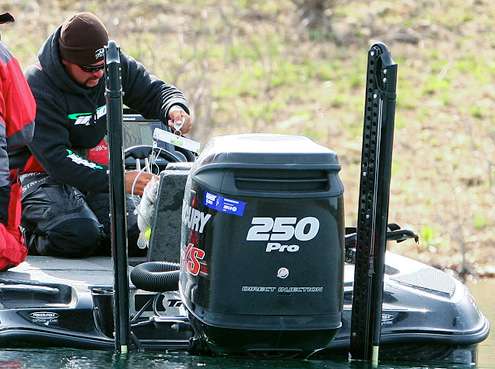 <p>Roumbanis said he had an early limit of bass and was culling. </p>
