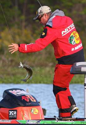 <p>Another fish in the boat for Tietje. </p> 