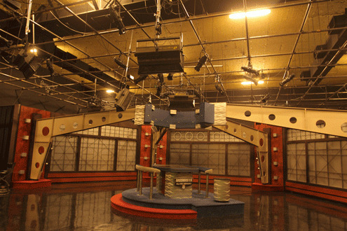 <p>A wide shot of the studio shows how large the room is. All of the parts can be moved.</p>
