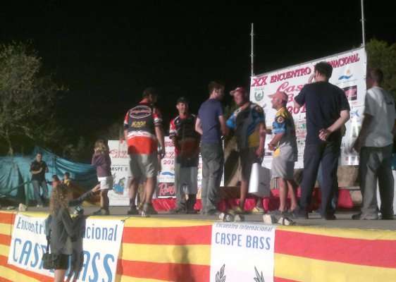 <p>Then, members of the Spain B.A.S.S. Nation participate in an awards ceremony for the top anglers at Lake Caspe.</p>
