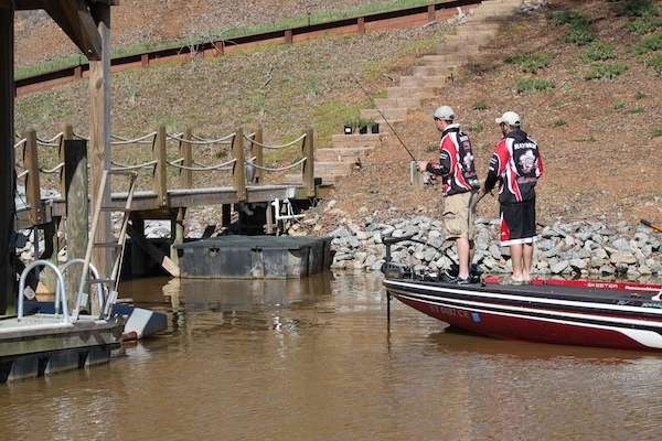 <p>Eastern Kentucky targeted docks in the back of a small creek on Day One and Two. </p>
