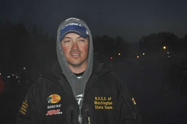 Percifield, the leader in the tournament, said he was stoked again today, ready to go catch some fish.