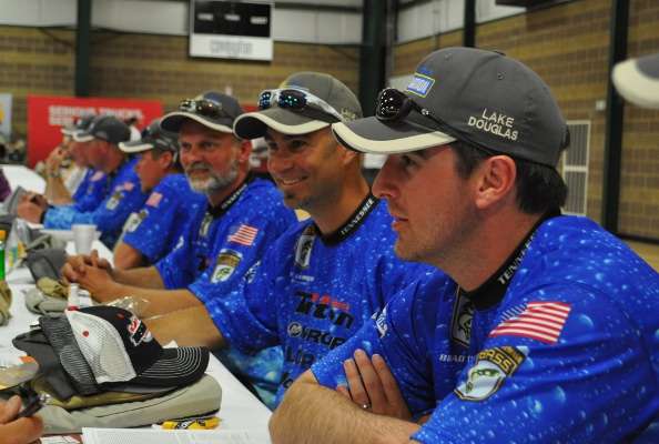 <p> </p>
<p>Tennessee state team anglers relax after all the work they did as the host team.</p>
