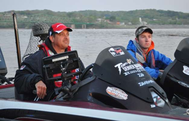 Rob Digh of North Carolina and Chris Blanchette of South Carolina bring up the rear of the launch lineup.