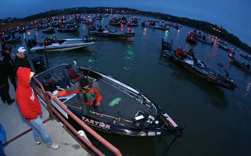 <p>One hundred and eighty boats staged for Day One on Douglas Lake.</p>
