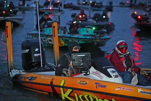 <p> </p>
<p>Spiderman is the co-angler aboard the boat driven by pro Terry Seagraves. </p>
