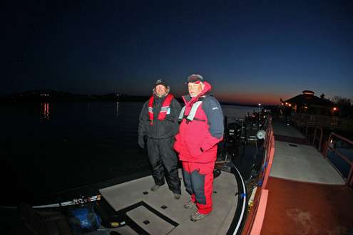 <p> </p>
<p>Mitchell Atkinson is in seventh place going into the final day of fishing on Douglas Lake. His co-angler Mike Spears hopes to share the good luck. </p>
