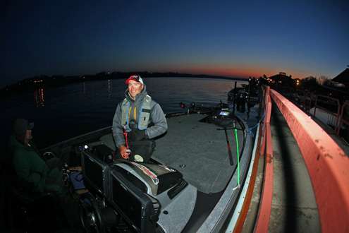<p> </p>
<p>Brad Knight is in ninth place going into the final round on Douglas Lake. Heâs ready for sunrise and a good day of fishing. </p>
