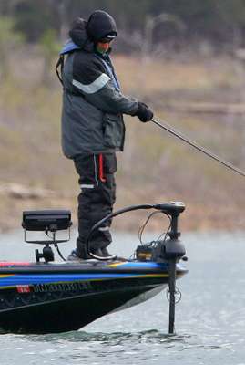 <p>Ott DeFoe was doing a combination of sight fishing and mixed techniques.</p>
