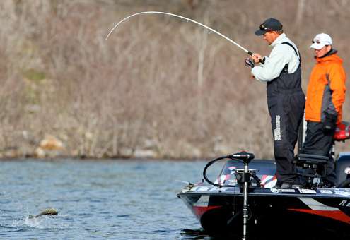 <p>Cliff Prince started the day in 6th place with 28 pounds, 4 ounces.</p>
